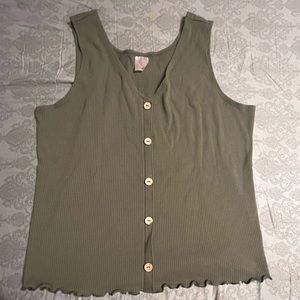 Olive Tank Top